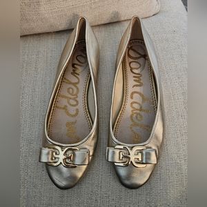 Sam Edelman Flats- Gold Size 9.5